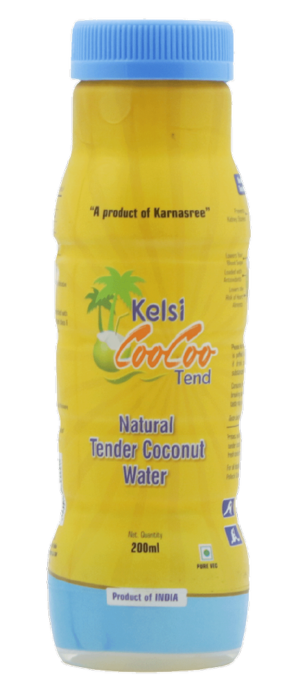 Kelsi Natural Tender Coconut Water, Packaging Size: 250 ml, Packaging Type: Bottle