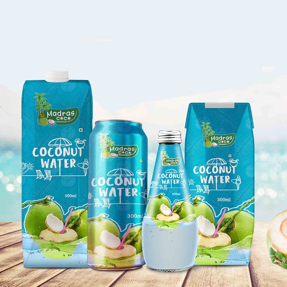 Madras Coco Tender Coconut Water, Packaging Size: Available in 500 and 300 ml, Packaging Type: Packet