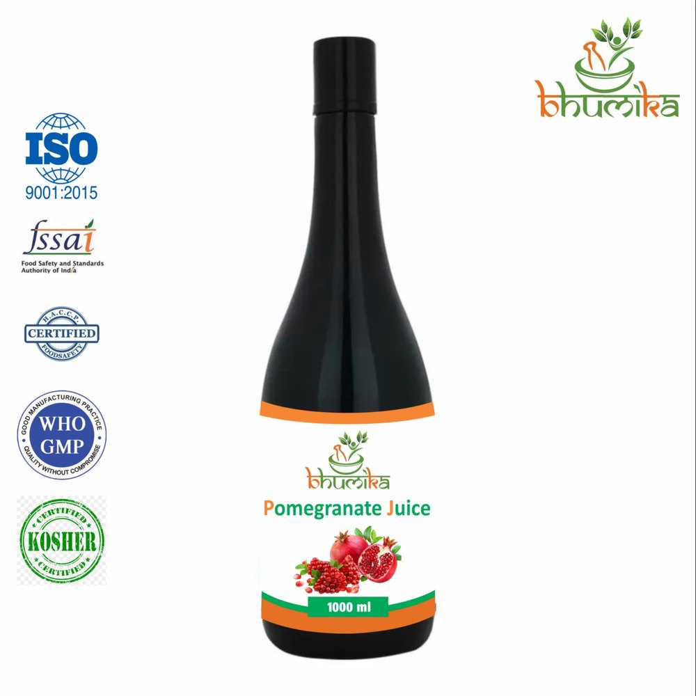 Bhumika Pomegranate Herbal Juice, Packaging Type: 1000 ml Per Bottle