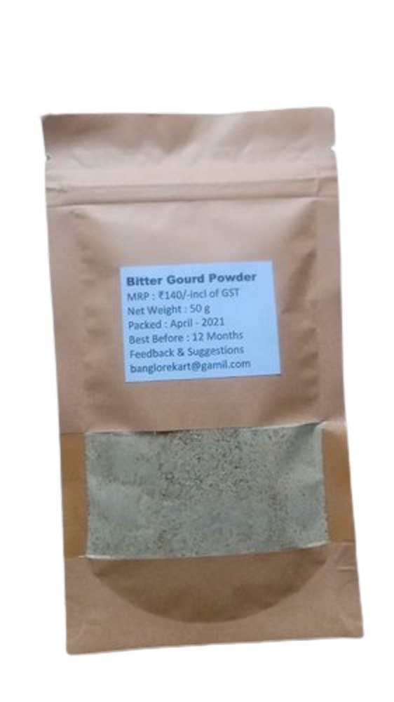 50gm Bitter Gourd Powder, Packaging Type: Packet img