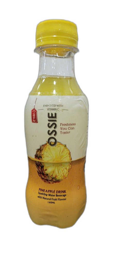 Yellow Sugar Ossie Pineapple Drink, Packaging Size: 160 ml, Packaging Type: Bottle