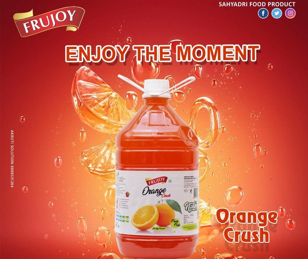 FRUJOY Orange Crush, Packaging Type: Cartoon