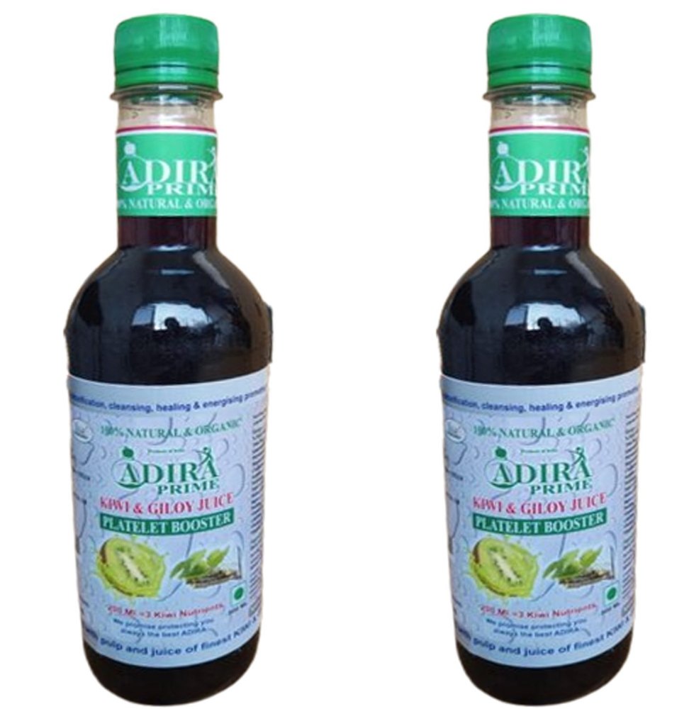 Adira Prime Kiwi And Giloy Juice, For Platelet Booster, 500ml