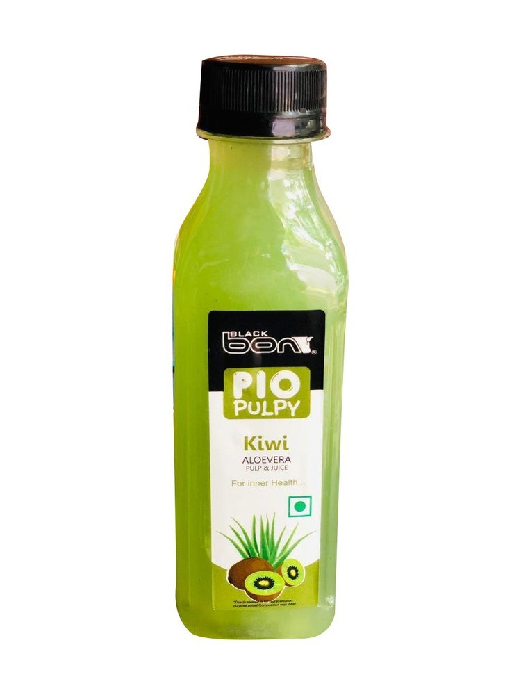 Black Bon Kiwi Aloevera Pio Pulpy Juice, Packaging Type: Bottle