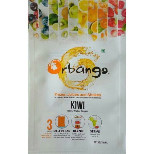 Orbango Fresh Kiwi Juice, Packaging Type: Pouch, Packaging Size: 300 mL