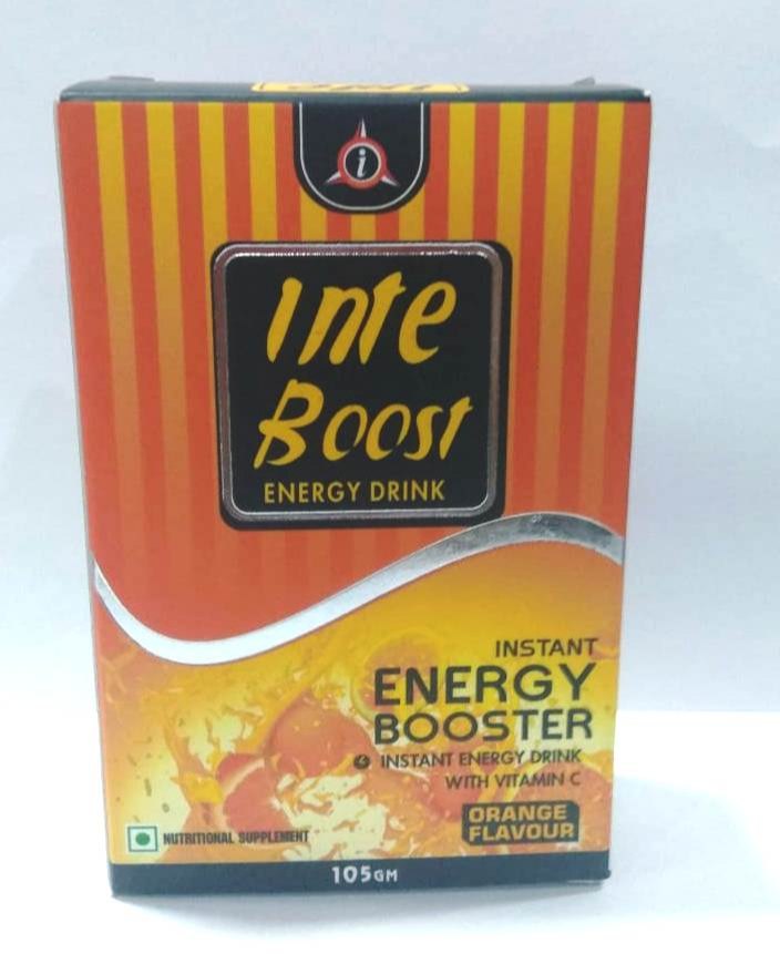 Orange Inte-Boost(Energy Drink), Packaging Size: 105 Gm