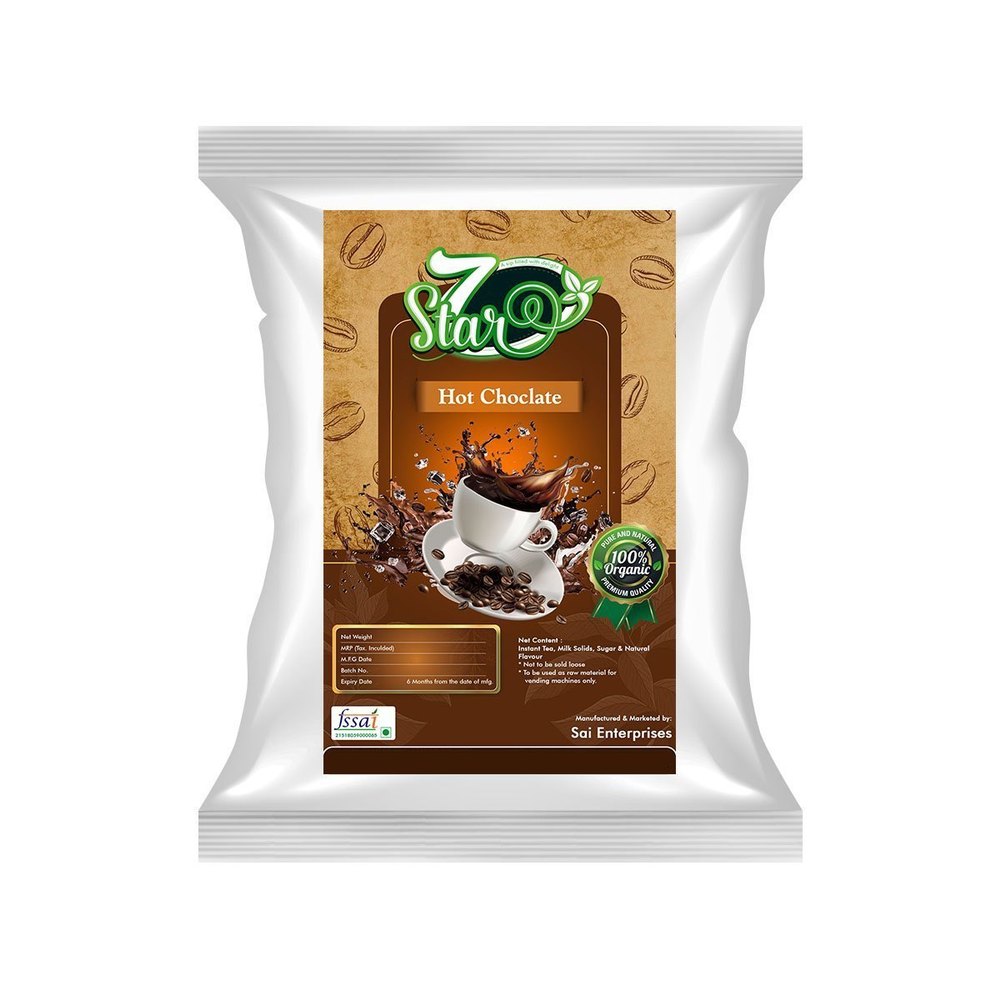 7 Star Hot Chocolate Mix, Packaging Type: Packet