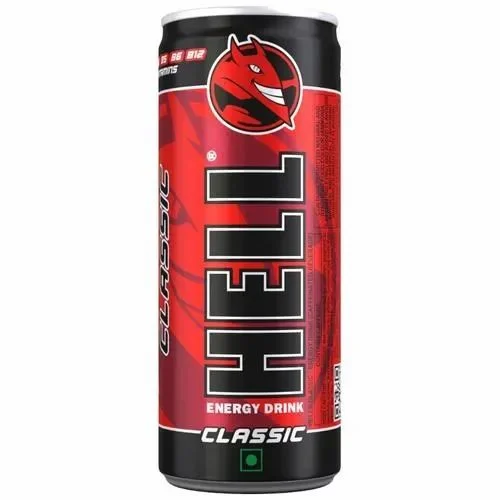 Sharbat Lemon HELL ENERGY Drink - Classic, Caffeinated Beverage, 250 ml