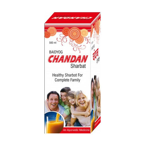 Baidyog Pharmacy Chandan Sharbat, 500 ml