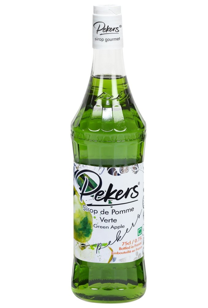 Pekers Bottle Green Apple Fruit Syrups, Packaging Size: 500 ml, Liquid