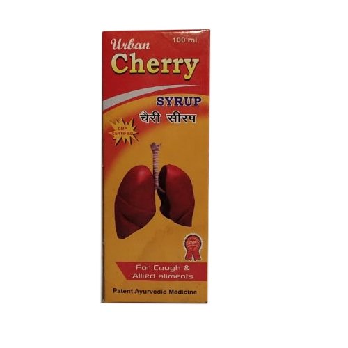 Urban Drugs Cherry cough Syrup, Pack Size: 100 Ml, Pack Type: Plastic Bottle