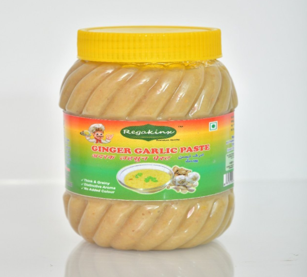 Regakinx 500g Ginger Garlic Paste, Packaging Type: Jar