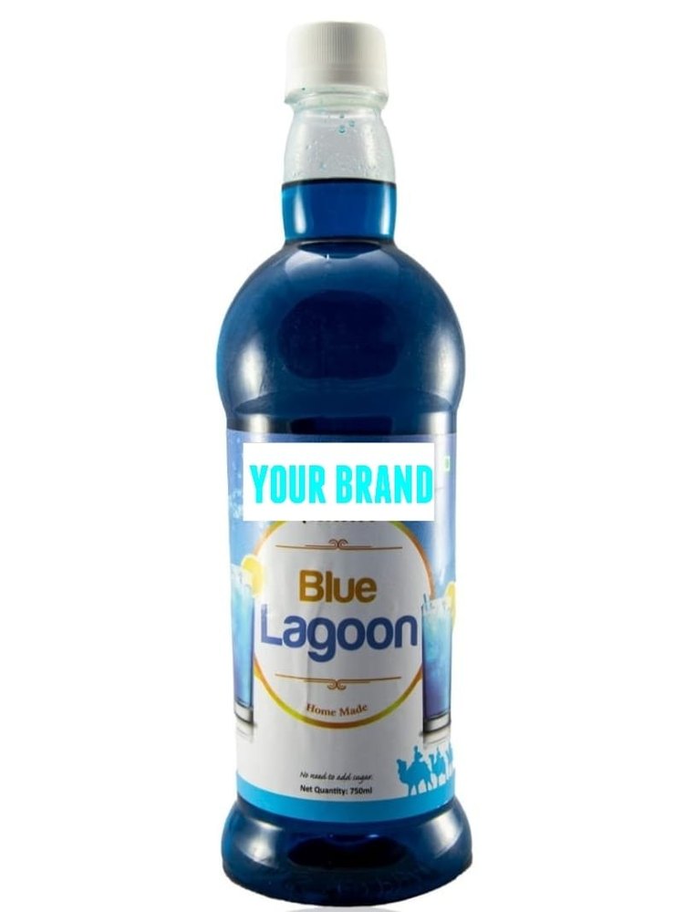 Organic Sharbat Organjc Blue Lagoon Fruit Drink, Packaging Size: 750ml, Gtbl