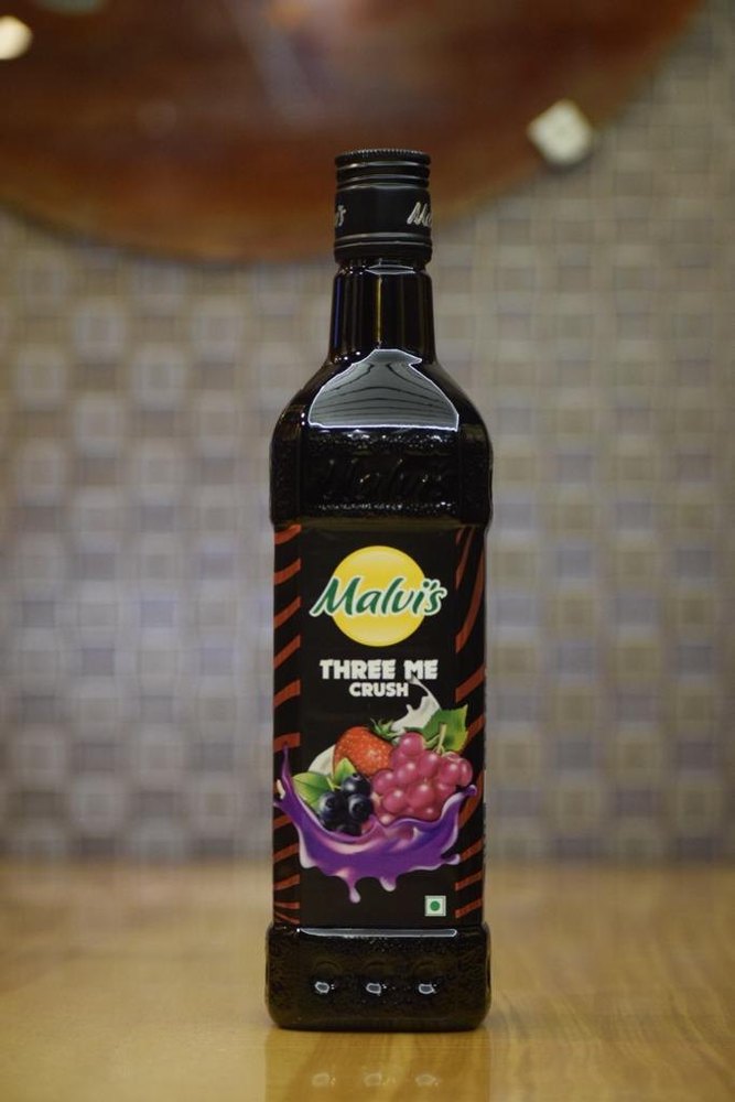 Litchi juice Malvis Three Me Fruit Crush, Packaging Size: 750 ml