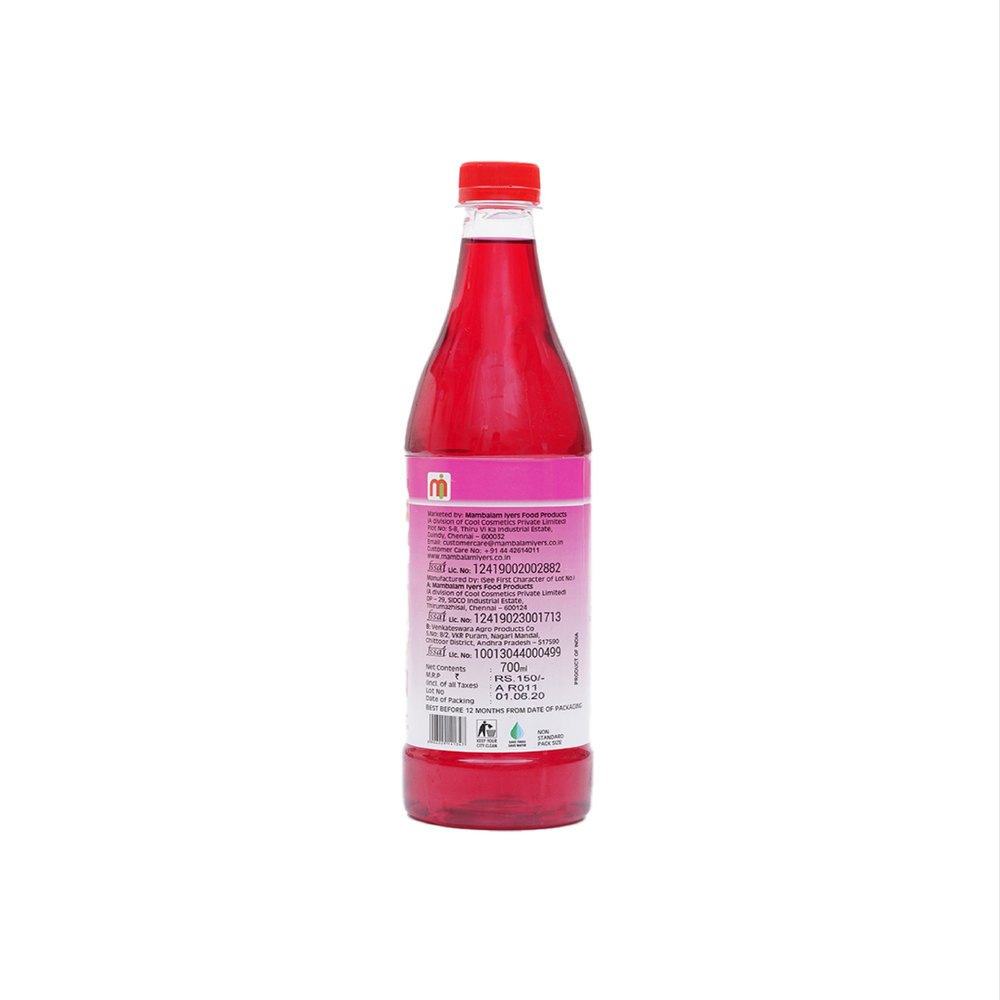 700 ml Mambalam Iyer Grape Squash