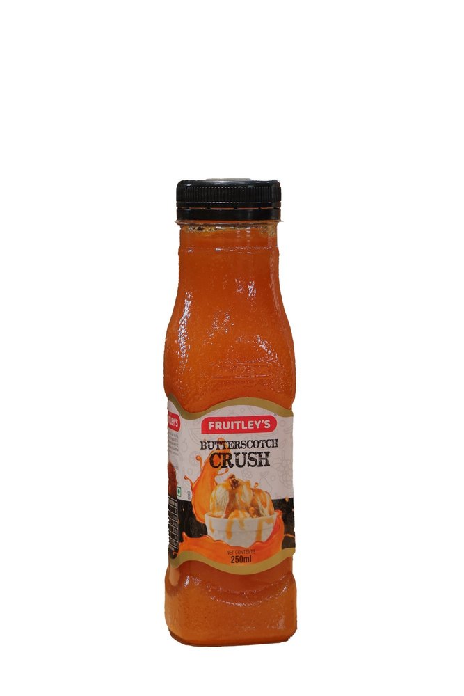 Orange 250ml Butterscotch Crush, Packaging Type: Plastic Bottle