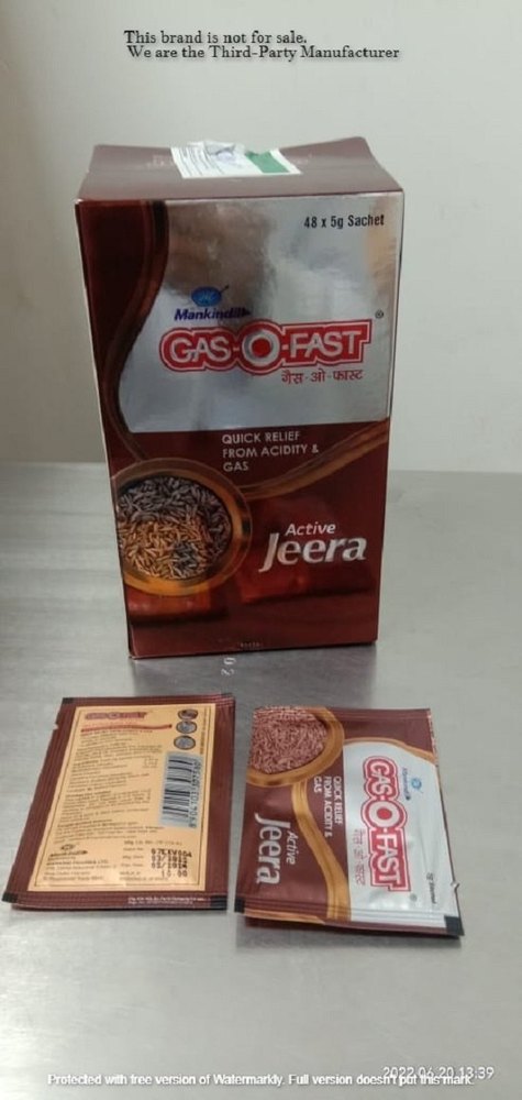 Active Jeera Gas O Fast Sachet