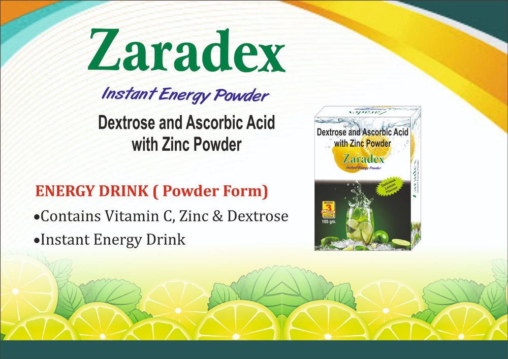 Lemon Dextrose And Ascorbic Acid With Zinc Powder, Packaging Type: Box, Packaging Size: 210g