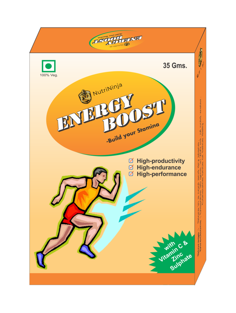 Instant Energy Drink Powder Mix, Packaging Type: Box