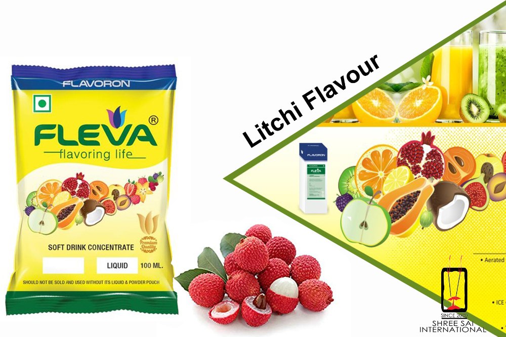 Litchi Flavour Powder And Liquid, For Making Soft Drink, Packaging Size: Small