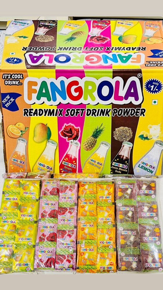 Fangrola Ready Mix Soft Drink Powder, Packaging Size: 80 Packet, Packaging Type: Box