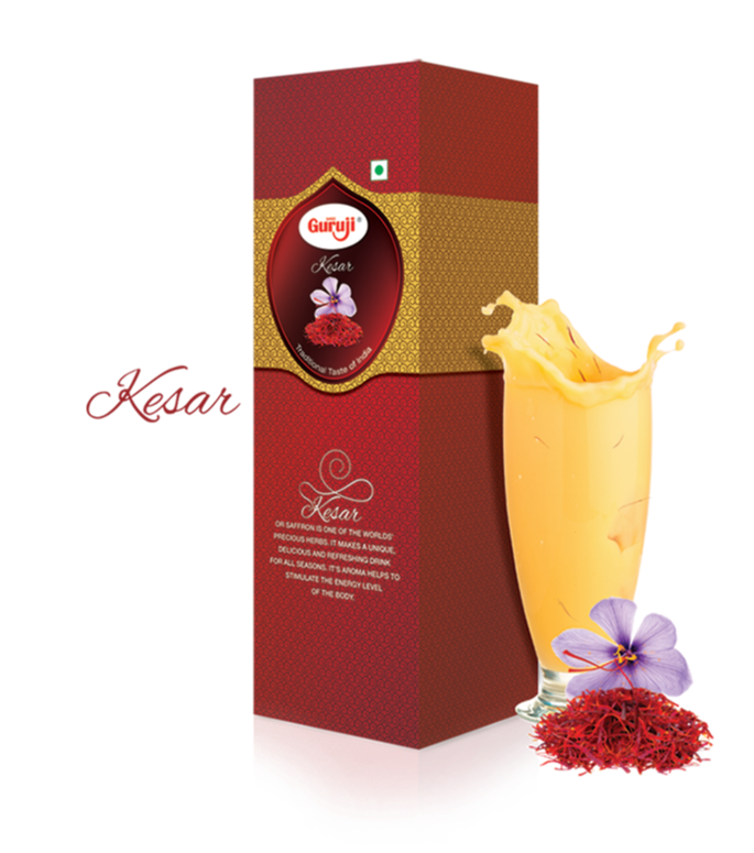 Guruji Kesar Thandai Syrup, Packaging Type: 750 Ml