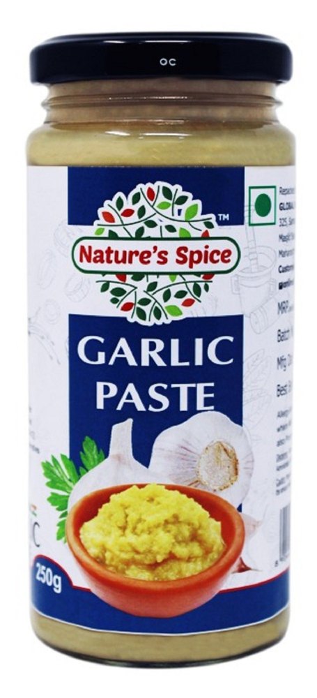 Nature\'s Spice 250g Garlic Paste, Packaging Type: Jar img