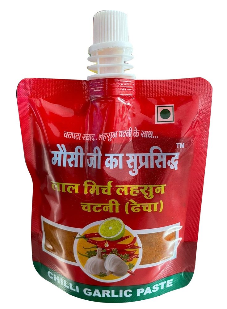 Jain Red Chill Garlic Paste, Packaging Size: 100 g, Packaging Type: Pouch img