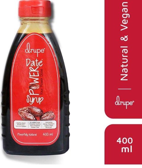 DRUPE Dates Syrup Fruit Syrups, Packaging Size: 400ml, Date Syrup