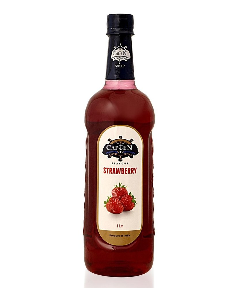 1 Litter Capten Strawberry Syrup, Liquid