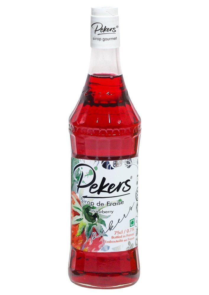 Pekers Strawberry Syrup, Liquid