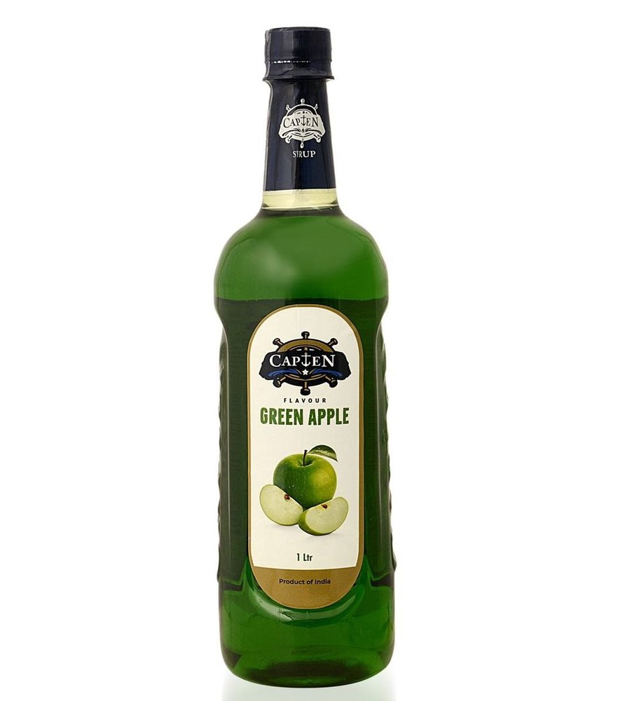 Capten Green Apple Syrup, Liquid