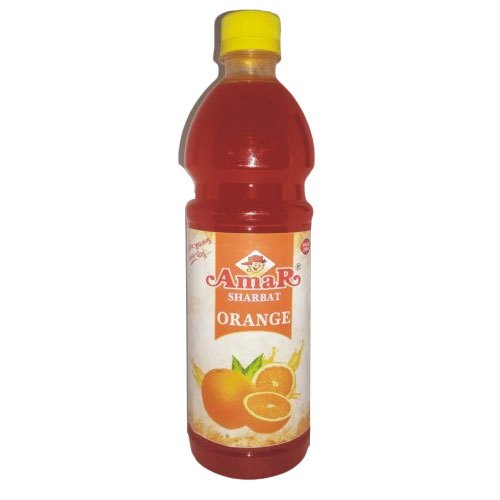 Amar Orange Syrup, Packaging Size: 700 ml, Packaging Type: Plastic Bottle