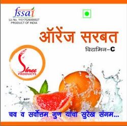 Shree Products Orange Sarbat, Packaging Size: 500 ml