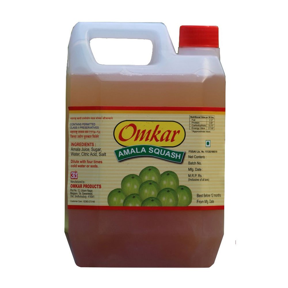 Omkar 5 Liter Amla Squash