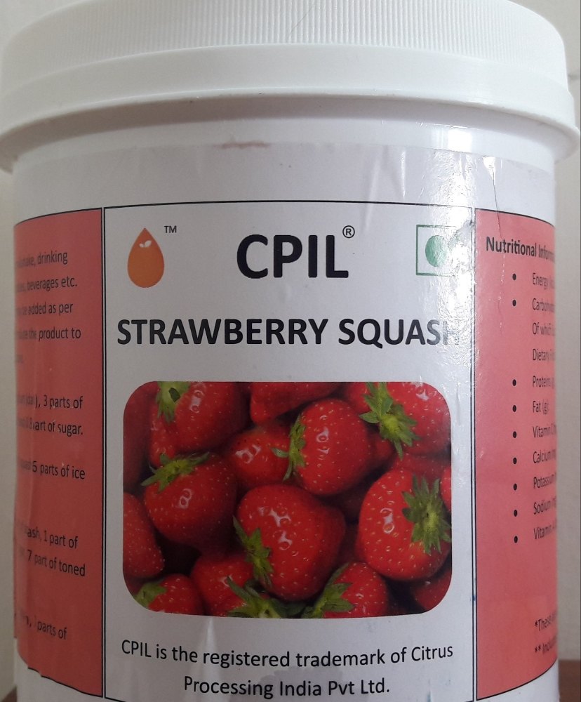 Strawberry Squash, Packaging Type: Pp Tubs, Packaging Size: 1000 ml