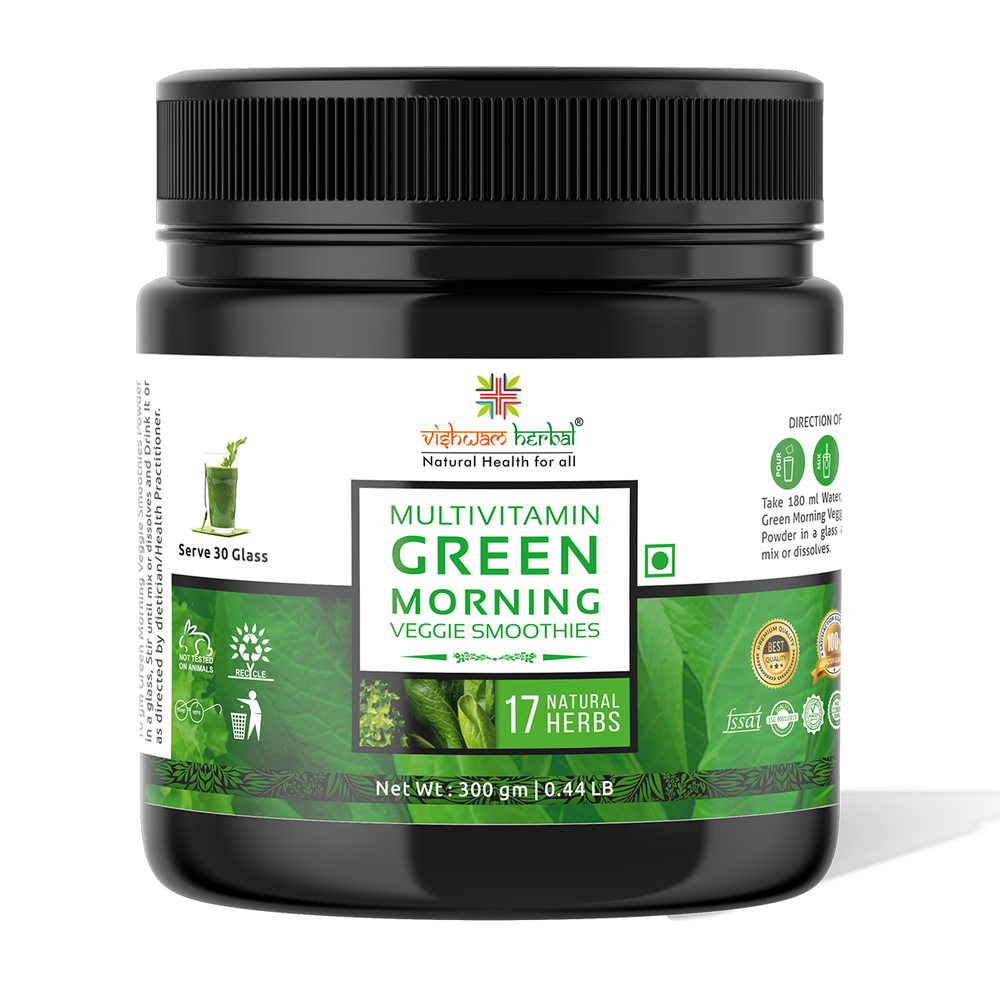 Green Morning Veggie Smoothies - 300 Gm, Packaging Type: Jar