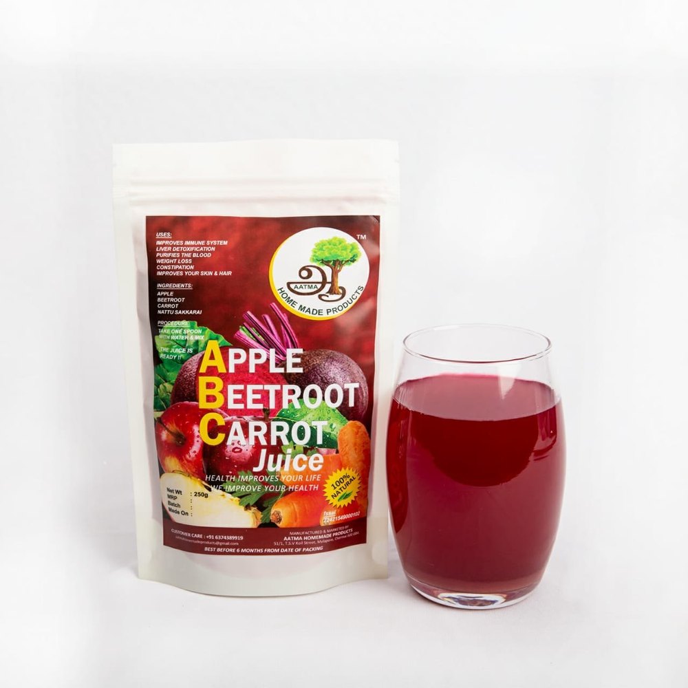 250 Gm Aatma Apple Beetroot Carrot Juice, Packaging Type: Packet