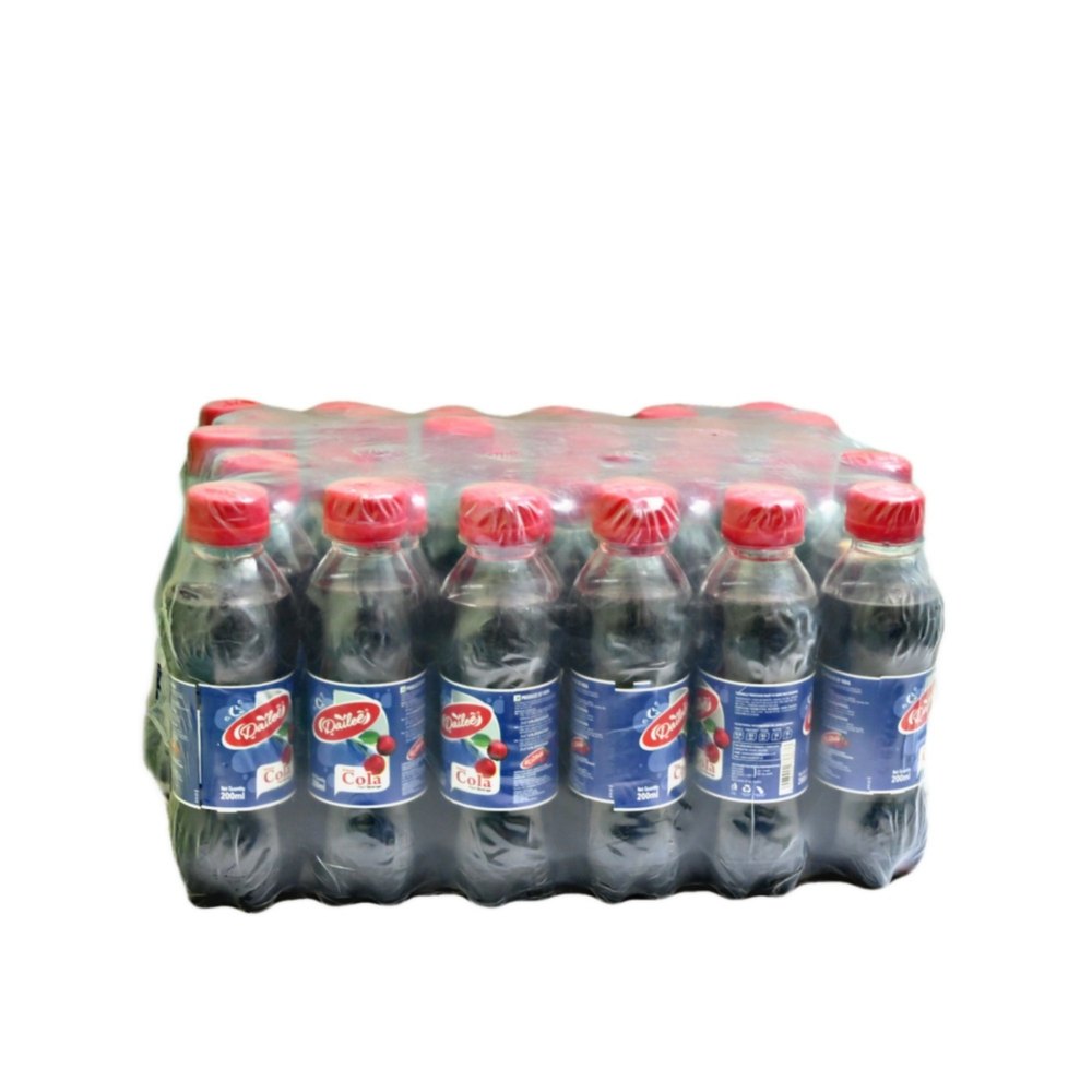 Soft Drink Black Dailee Cola 200ml, Liquid, Packaging Type: Bottle