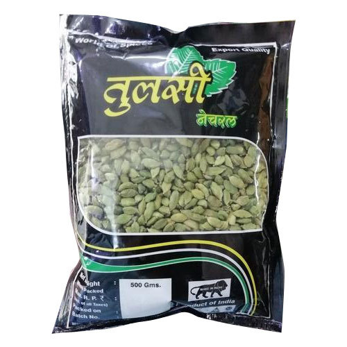 Bold Tulsi Natural Green Cardamom, Cardamom Size: 7 mm, Packaging Type: Gunny Bag