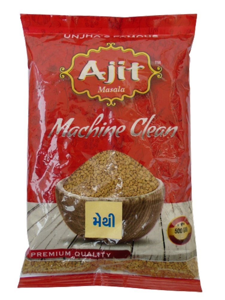 Ajit Masala Fenugreek Seed Methi, Packaging Type: Packet, Packaging Size: 500g