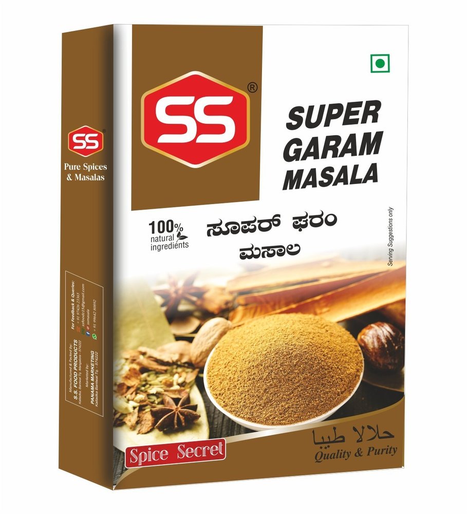 SS Super Garam Masala Powder, Box