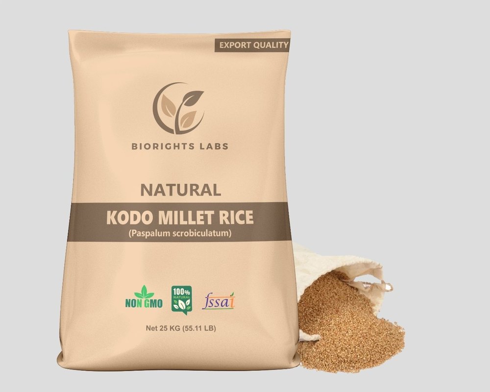 Brown Natural Kodo Millet Rice, Packaging Size: 25 Kg (55.11 lb), High in Protein