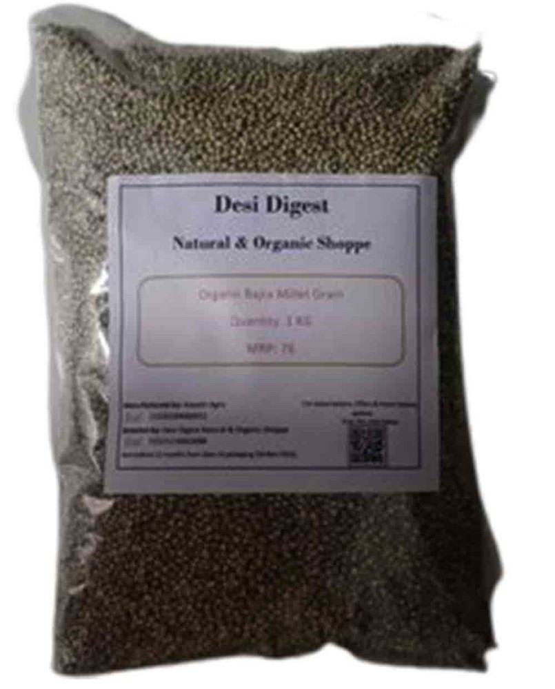 Desi Digest Dried Organic Bajra Millet, 0.1%, Packaging Size: 1 Kg