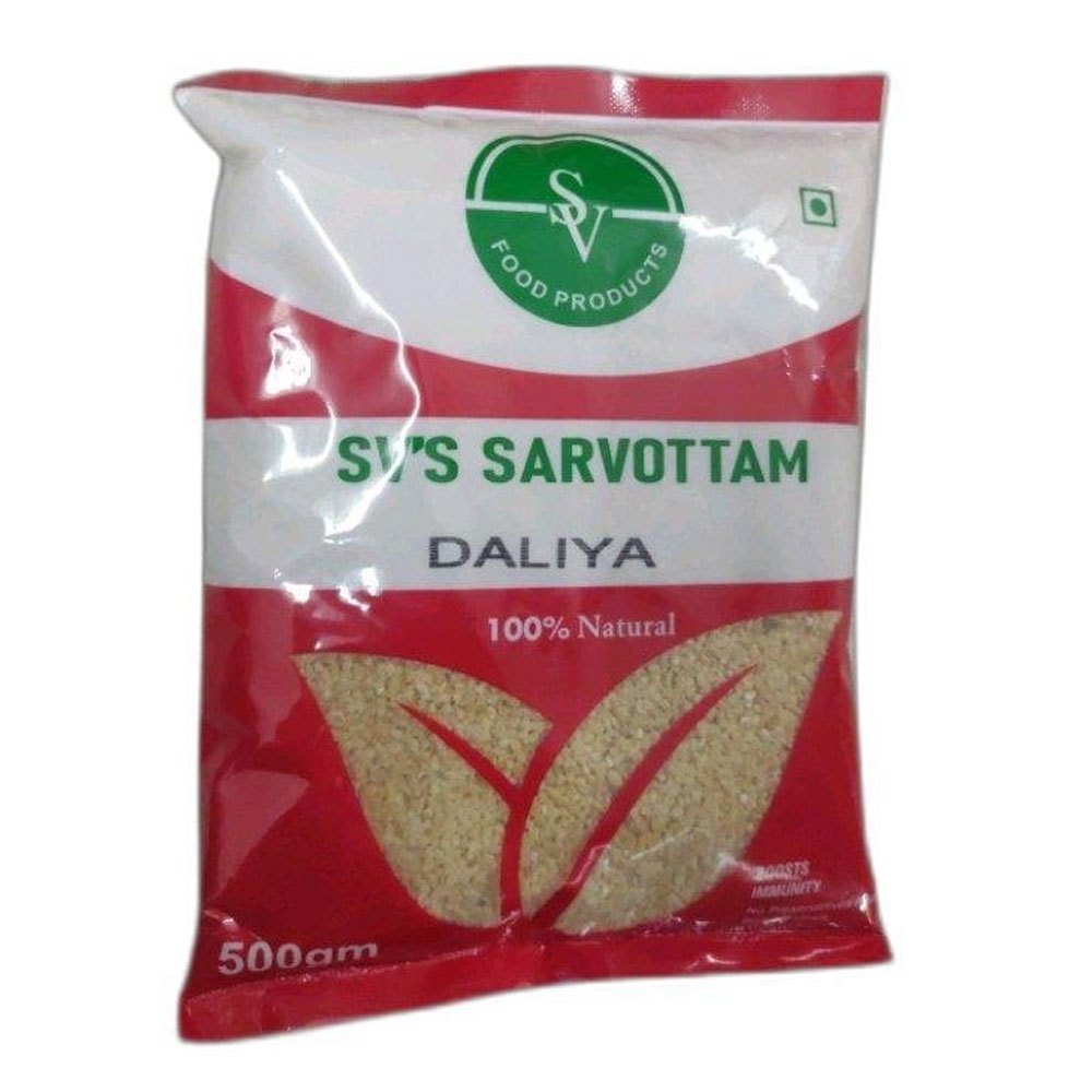 SVS Sarvottam Organic Daliya, Packaging Size: 500 Gm, High in Protein