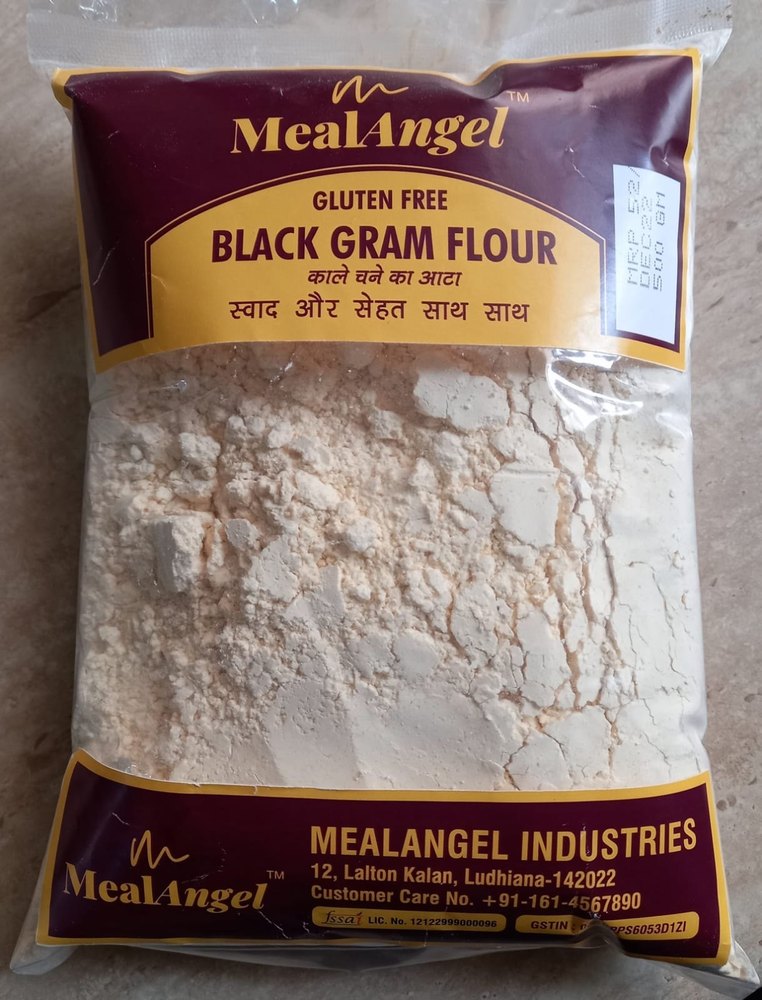 Indian Mealangel Gluten Free Black Gram Flour, 500 G, Packaging Type: Packet