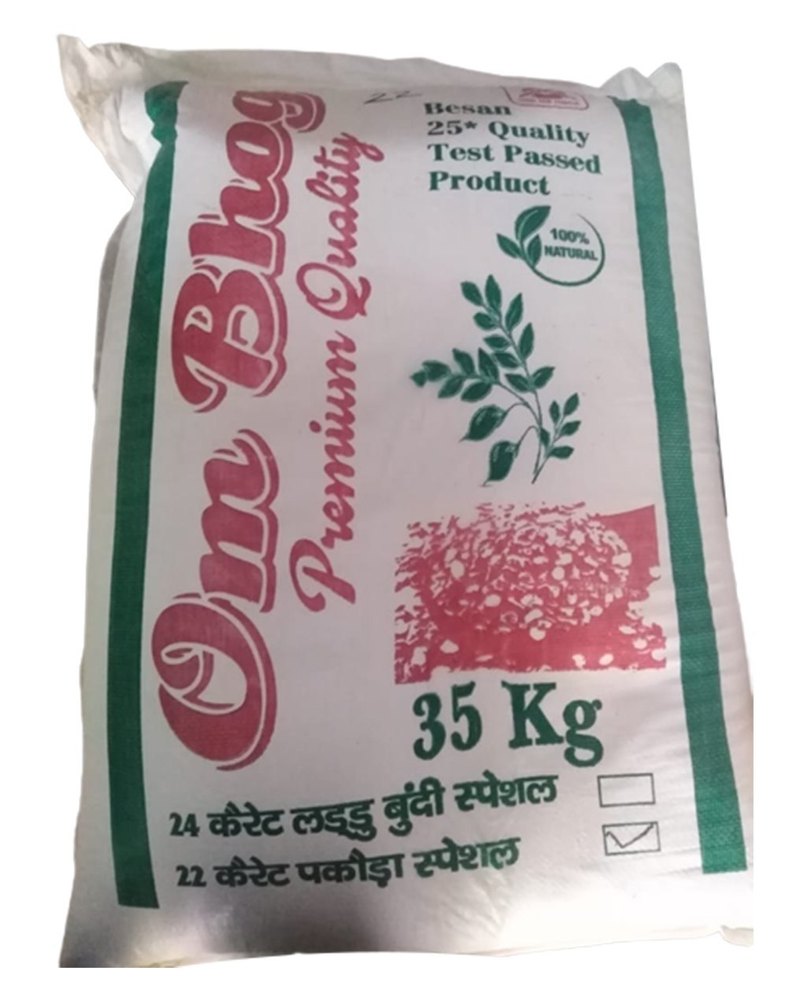 Indian 35 Kg Om Bhog Premium Quality Besan, Packaging Type: Bag