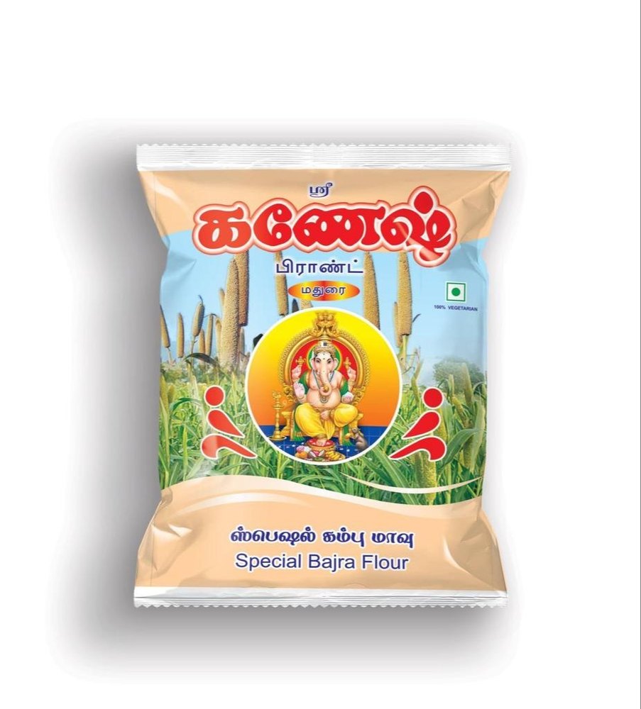 Organic Bajra Flour, 500gm, Packaging Type: Packet