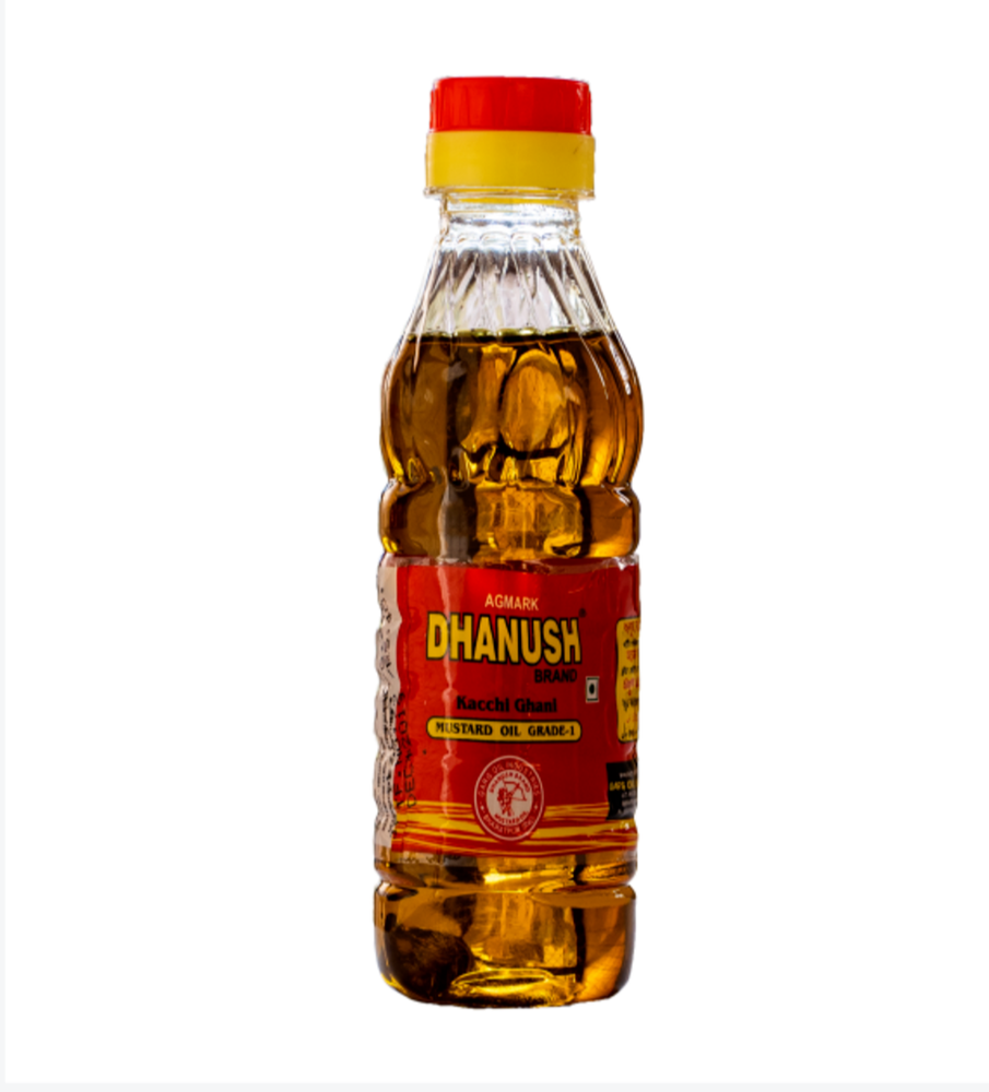 Dhanush 200 ml Mustard Oil, Packaging Type: Plastic Bottle