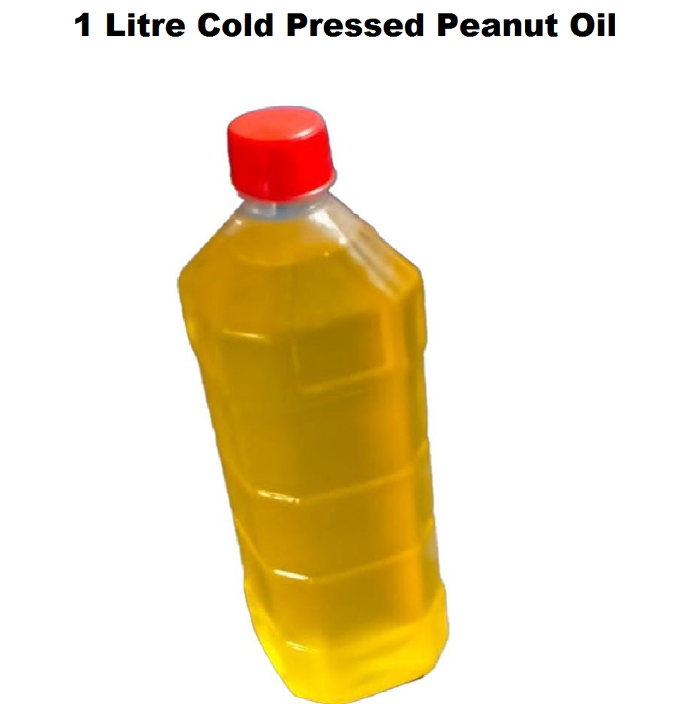 1 Litre Cold Pressed Peanut Oil, For Cooking